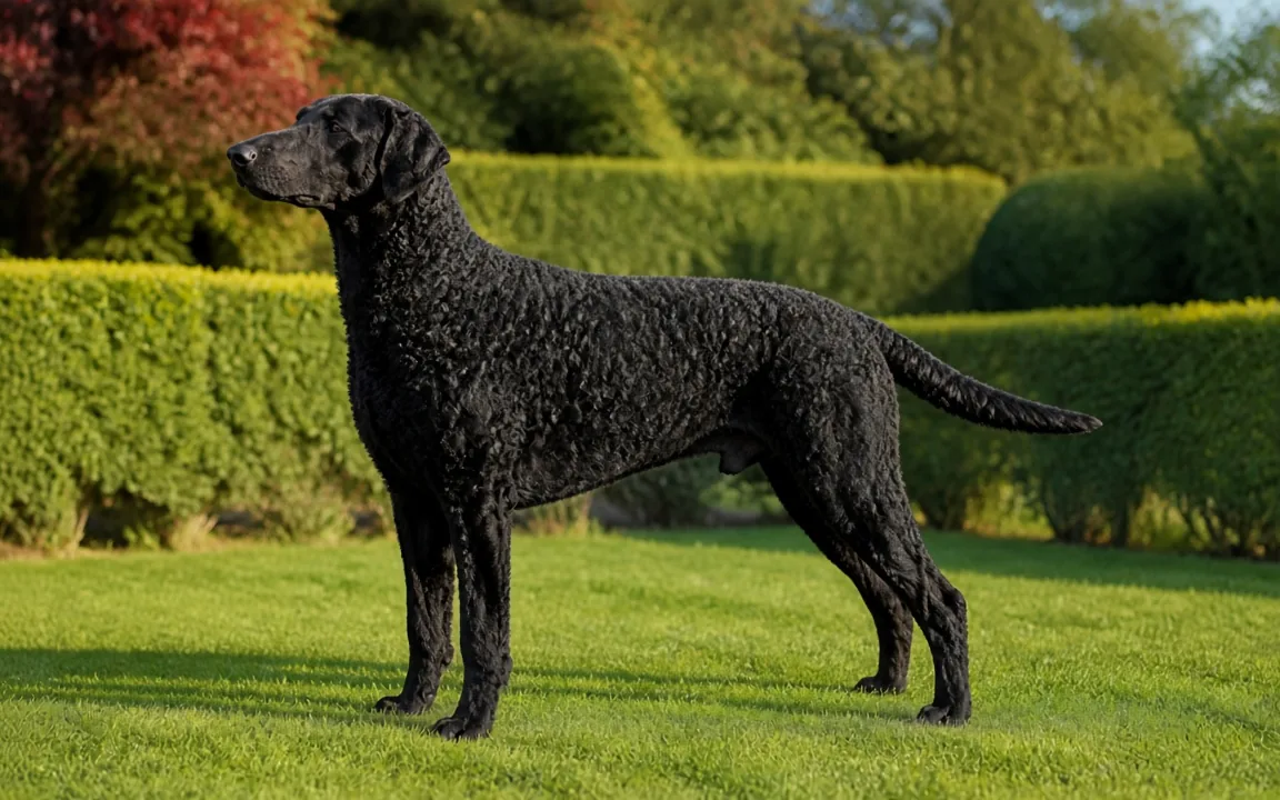 Curly Coated Retriever — Černá