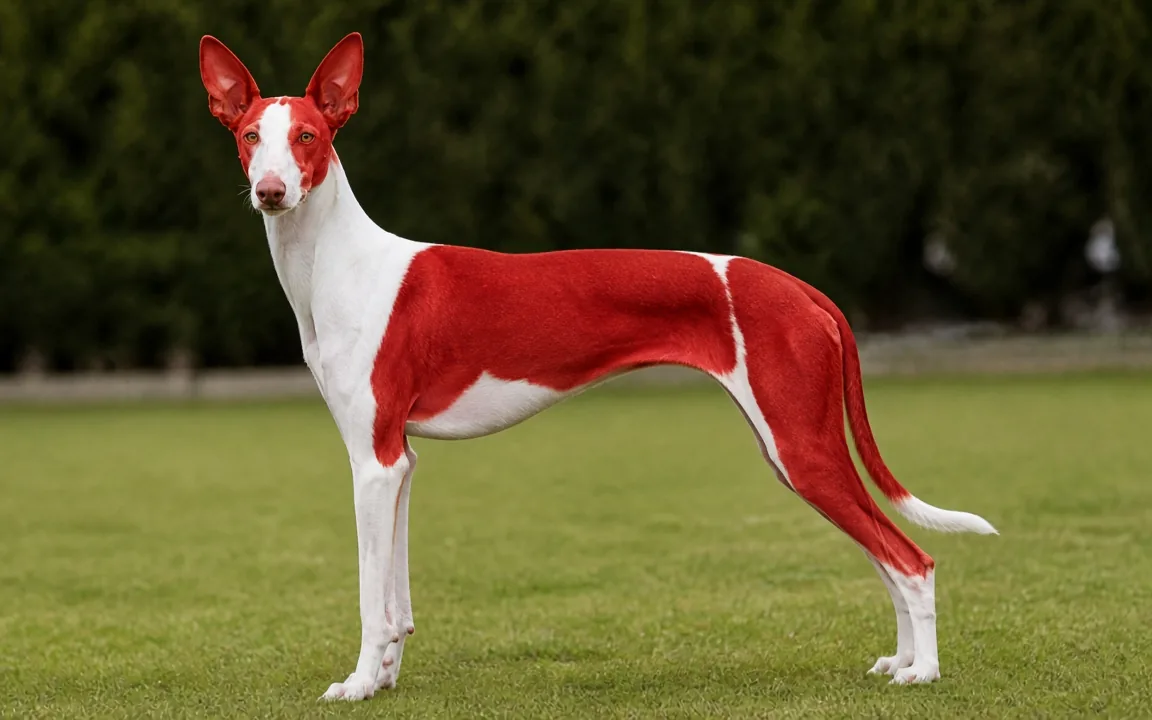 Ibizský podenco — Červenobílá