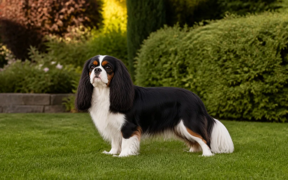 Kavalír King Charles španěl — Trikolorní