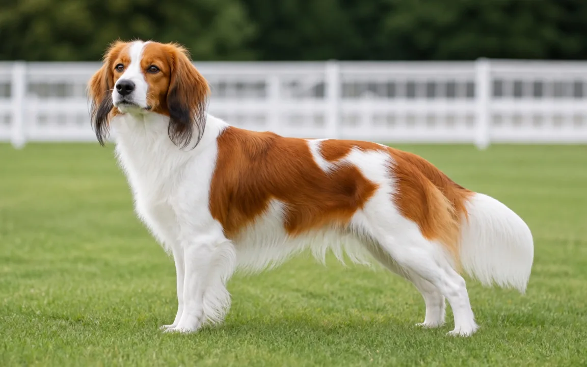 Kooikerhondje — Oranžovobílá