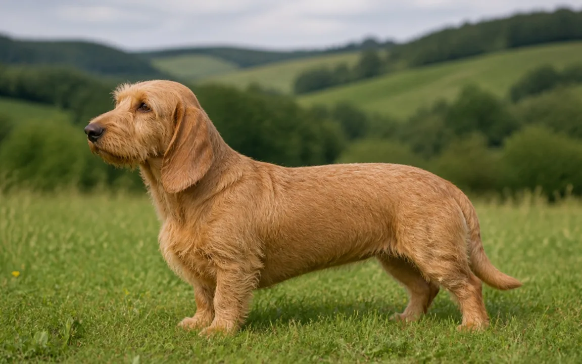 Plavý bretaňský basset — Plavá