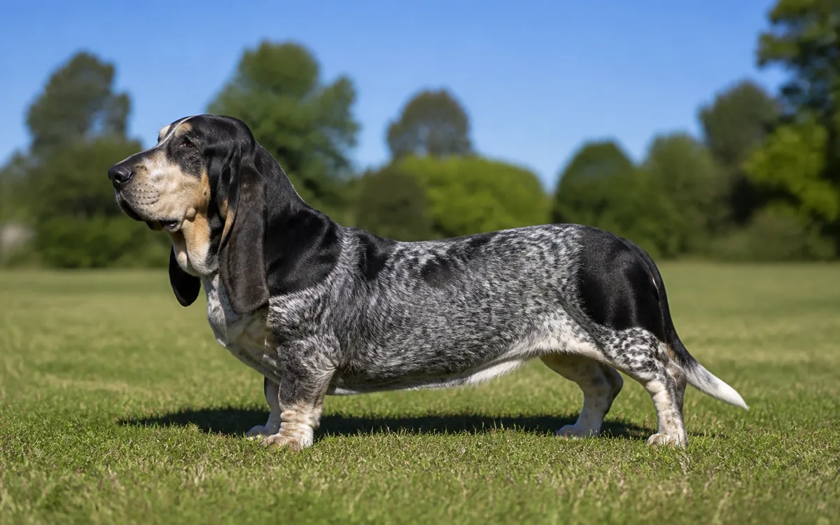 Modrý gaskoňský basset